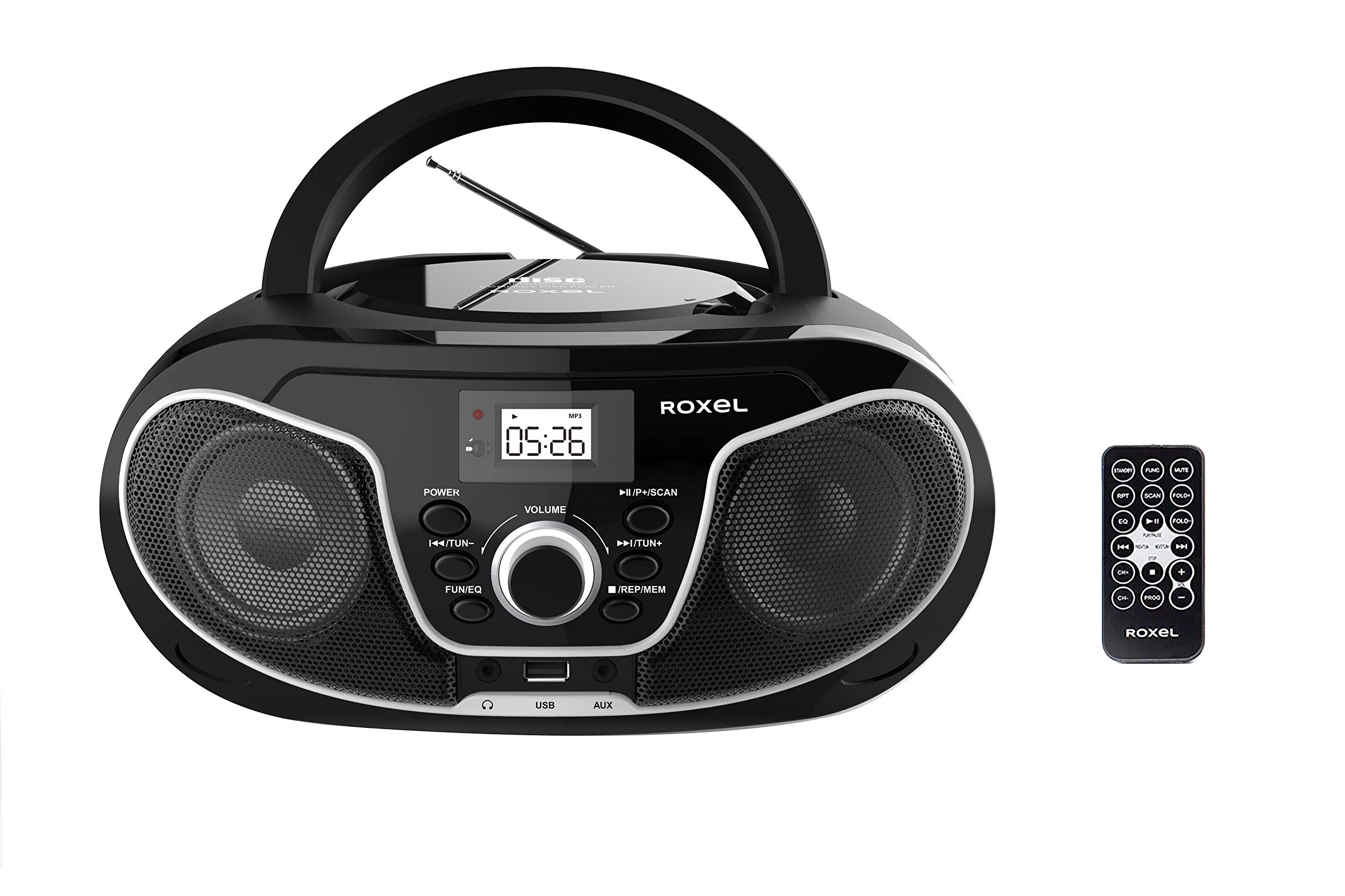 Buy Roxel RCDS70BT Portable Boombox CD Player with Bluetooth, Remote