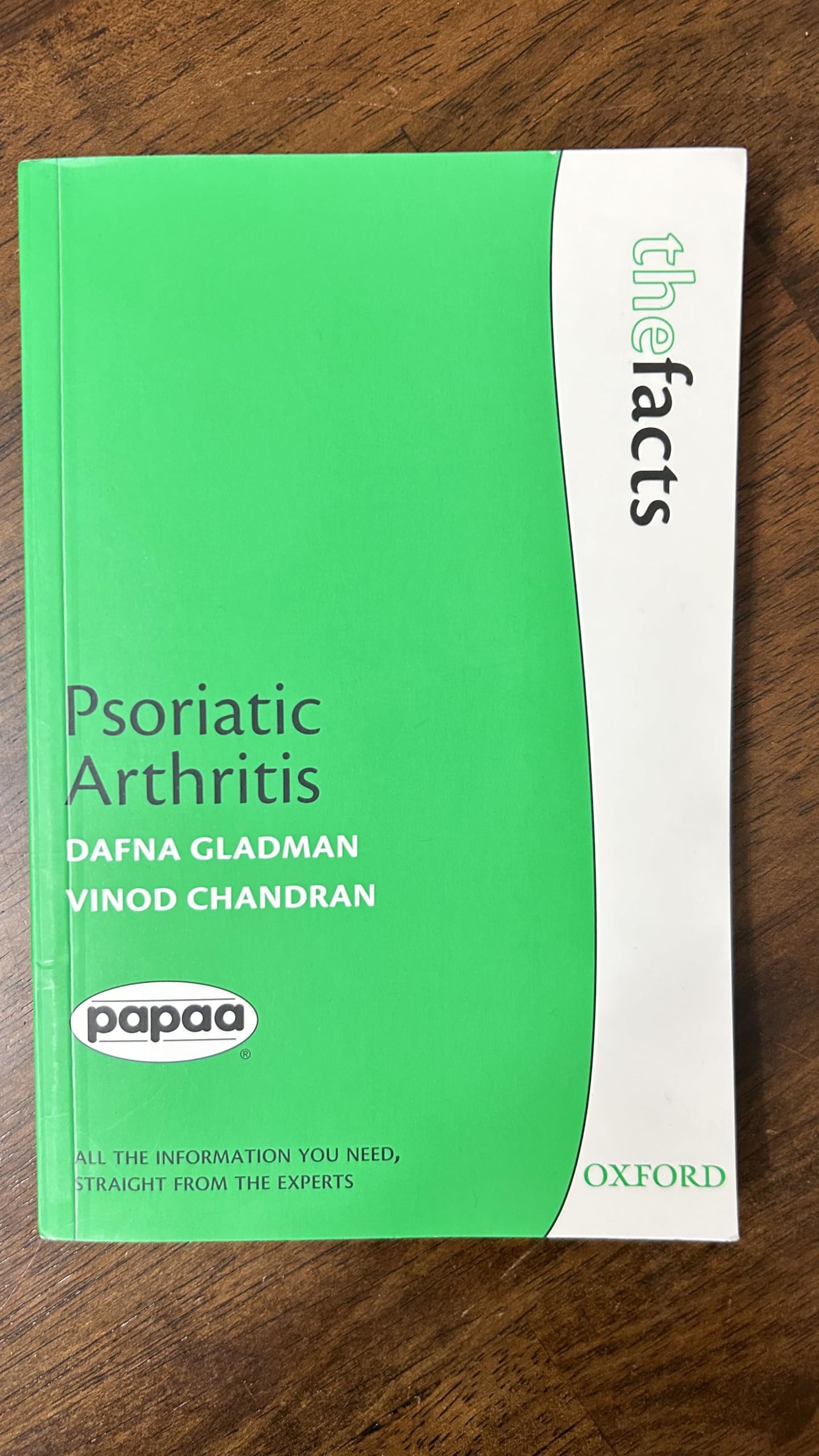 Psoriatic Arthritis by Dafna D. Gladman, Vinod Chandran - 9780199231225