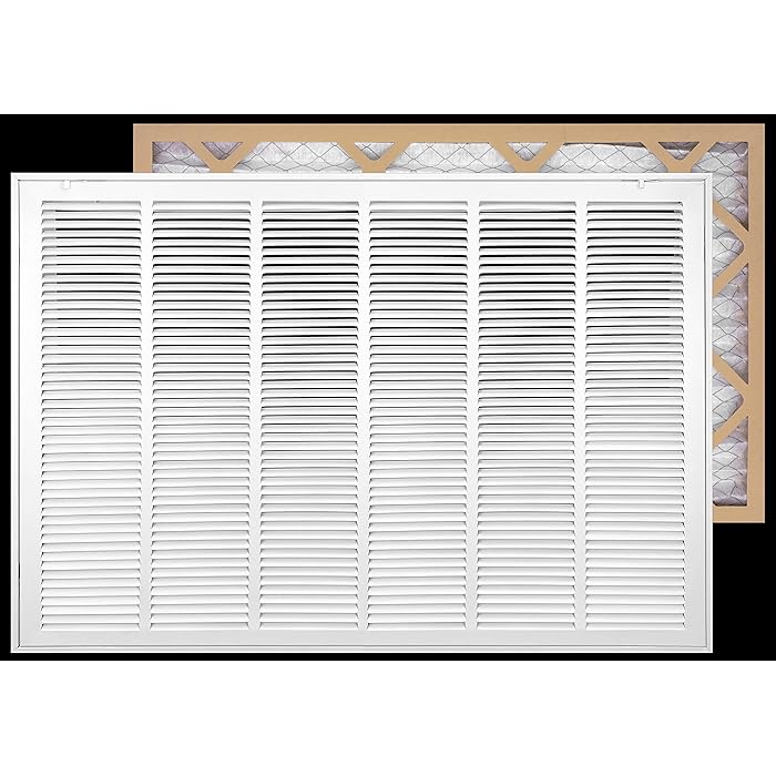 Buy 30" X 20" Filter Included Heavy Duty Steel Return Air Filter Grille