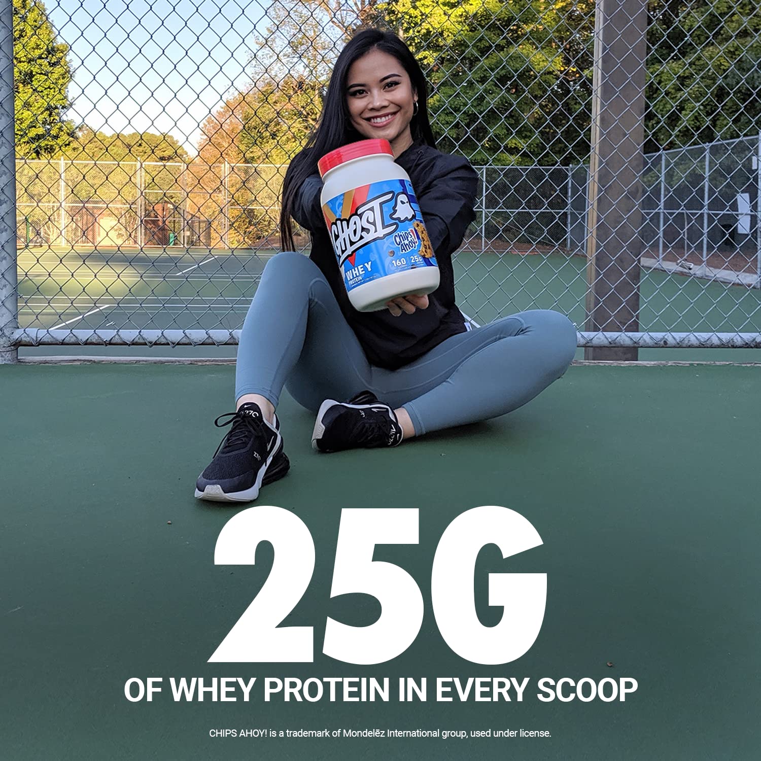 Whey Protein Powder, Chips Ahoy 2LB Tub, 25G Of