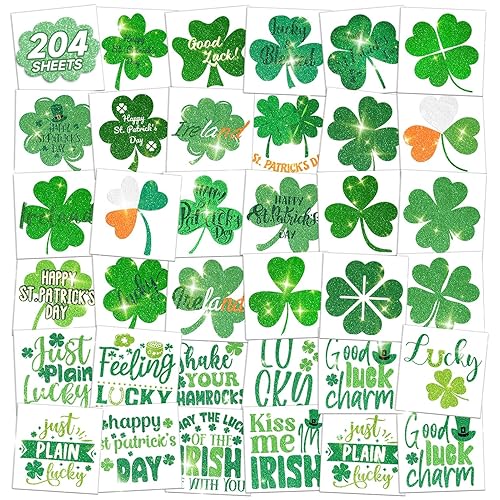 Miniatura 8 de EMOME 204 tatuajes con purpurina para el día de San Valentín para niños, envueltos individualmente, tatuajes temporales para niñas, lindos tatuajes