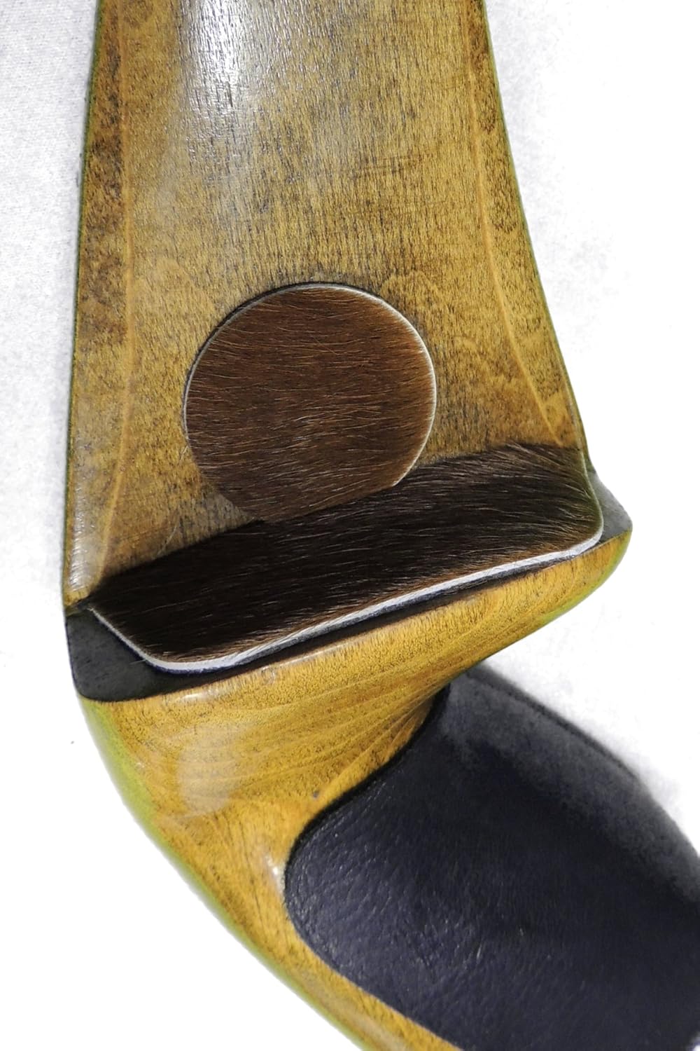 Archery 2 PC Oval Shape Calf Hair ADHESIVE Traditional