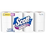 Scott 1000 Sheets Per Roll, 8 Toilet Paper Rolls, Bath Tissue