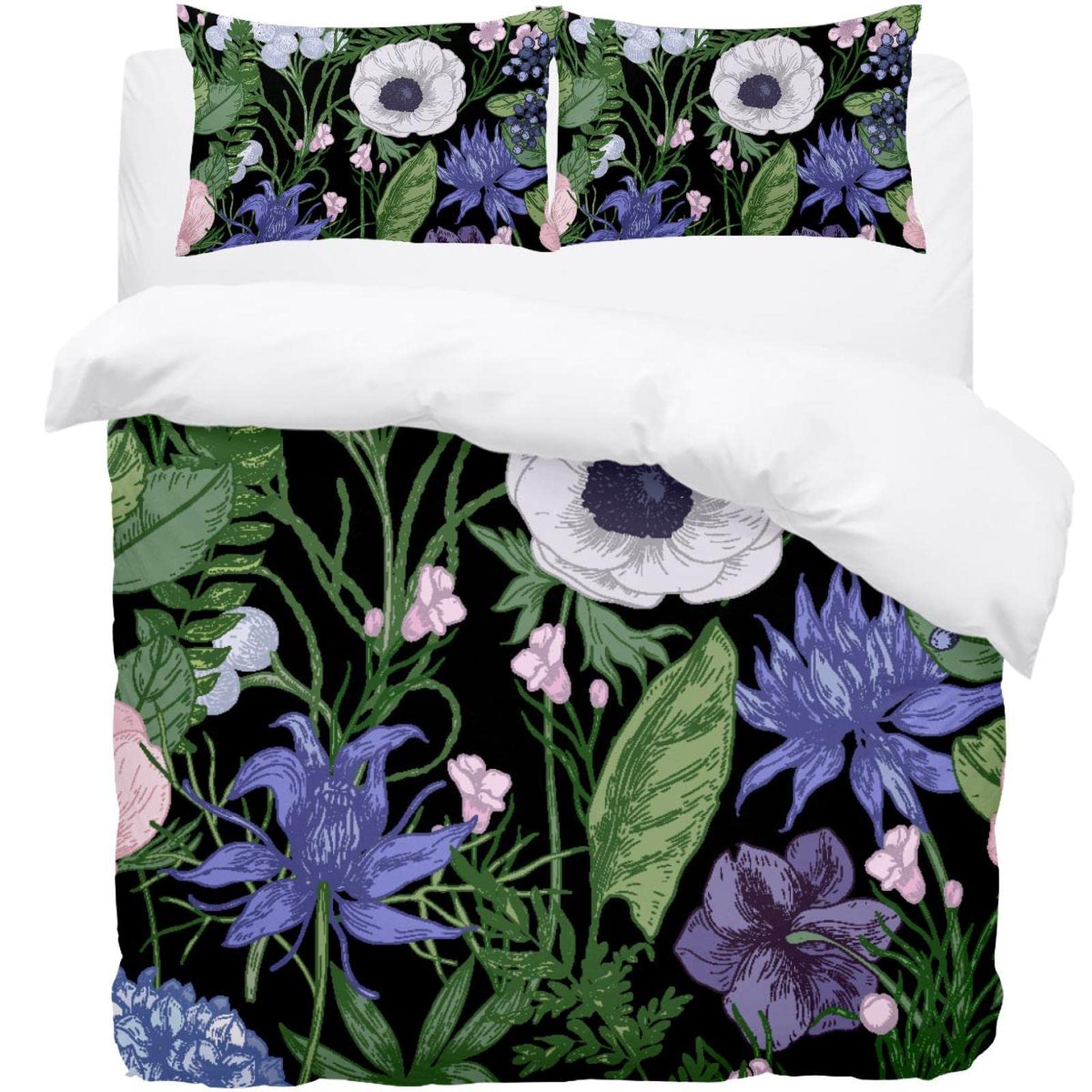 Parure de lit grand lit simple pour chambre d'enfant et adolescent cocooning