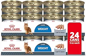 Royal Canin Feline Care Nutrition Weight Care Adult Loaf in Sauce Cat Food, 3 oz (Pack of 24)