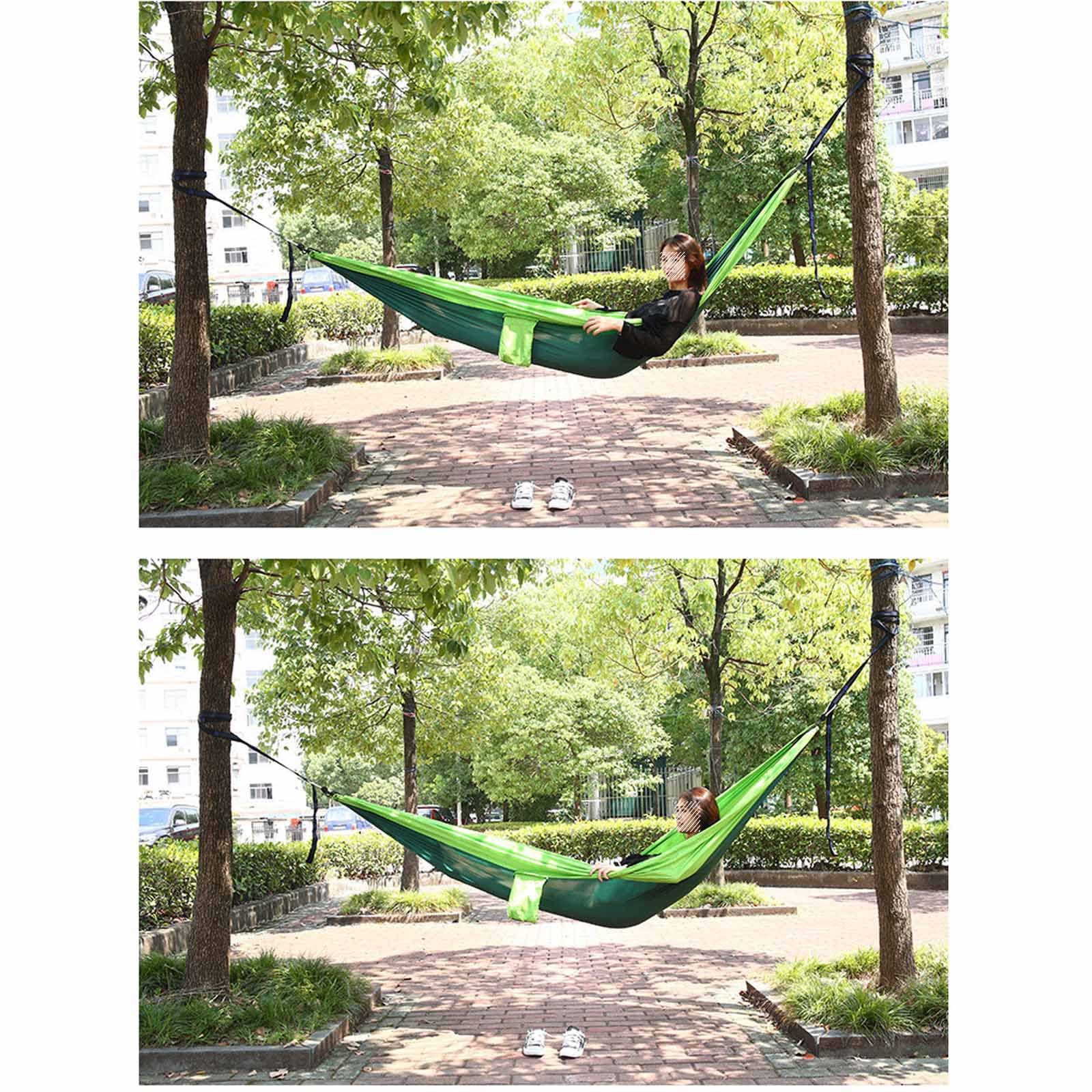 Support De Hamac Robuste 600 LB, Hamac D'extérieur Confortable Extra Large 118 * 78 Pouces, Hamac Simple Empêchant Le Renversement, Parfait pour La Plage, Le Jardin, Le Pique-Nique,Vert