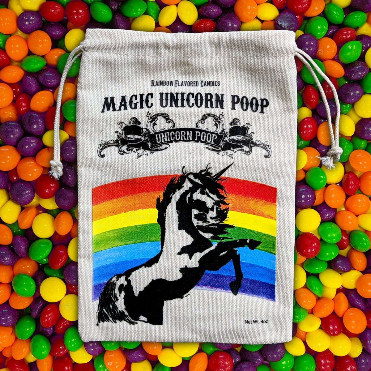 Unicorn Poop - Magical Unicorn Poop Candy Pouch (4oz) Gift Bag