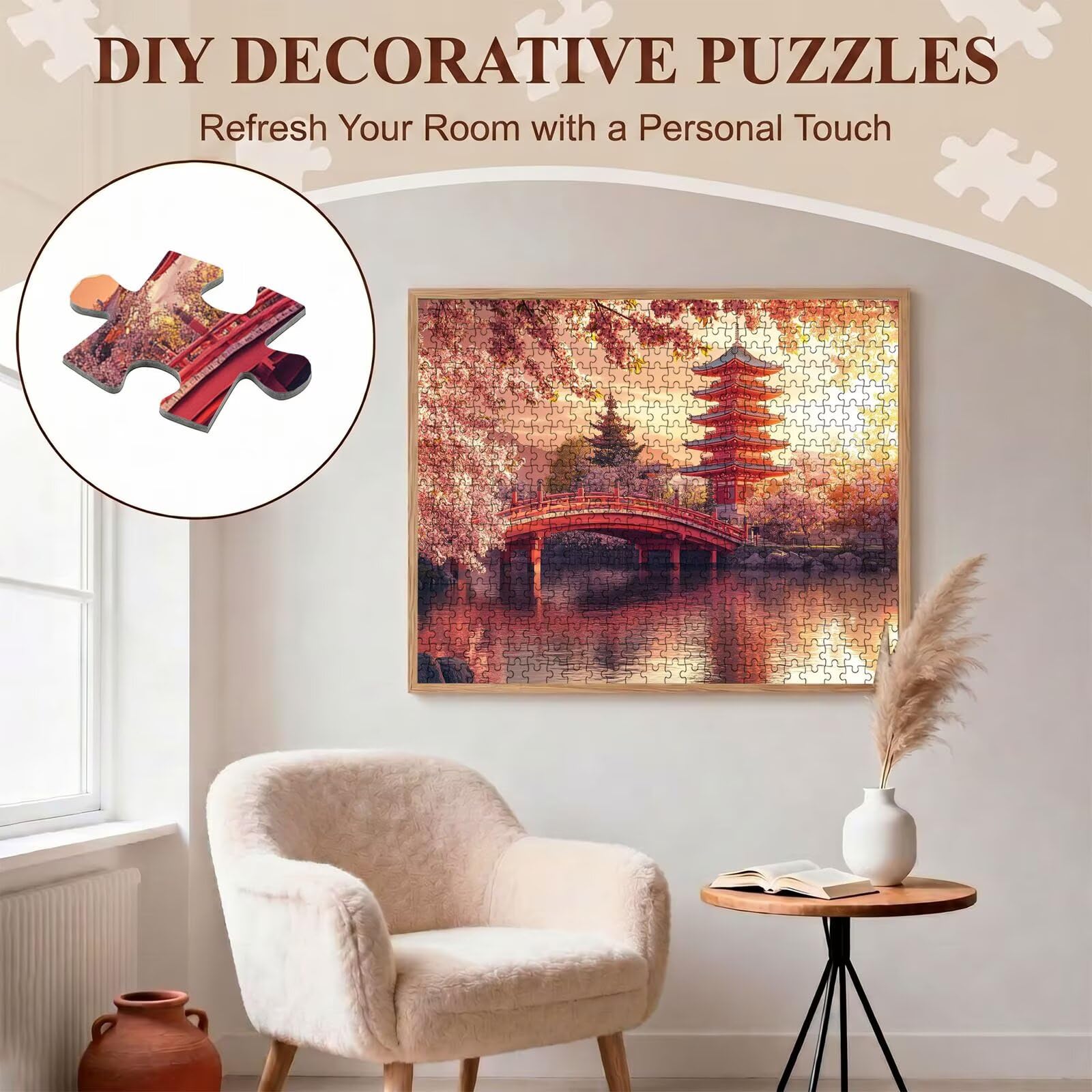 ponte attico Puzzle 5000 Pezzi per Adulti, Puzzle in Legno - Collezione Classica con Poster Incluso - Sfida di Concentrazione e Passatempo Antistress, Gioco Educativo per Famiglia, 156 x 105 cm f0-834