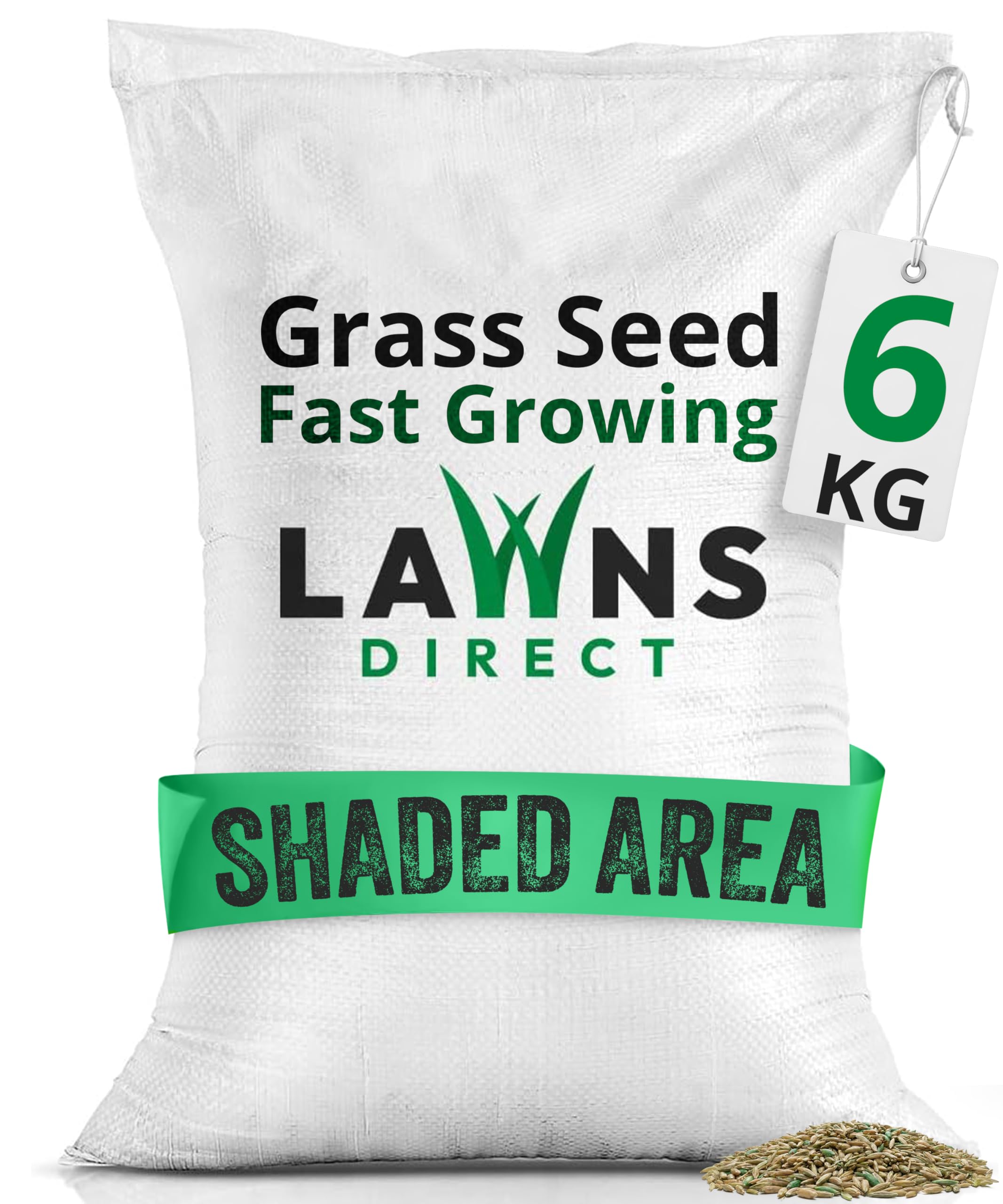 Lawns Direct™ ProGrass™ Professional Shade Grass Seed Mix – High Tolerance Lawn Seed for Shaded Areas, Parks, Private Gardens & Golf Courses (6kg)