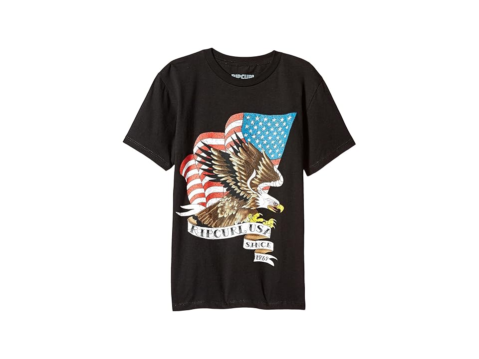 

Rip Curl Kids American Premium Tee (Big Kids) (Black) Boy's T Shirt