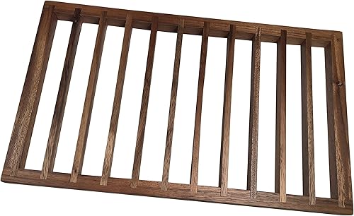 Salvamanteles grandes de madera de acacia de 16.5 x 10 pulgadas, protege encimeras, respetuoso con el medio ambiente