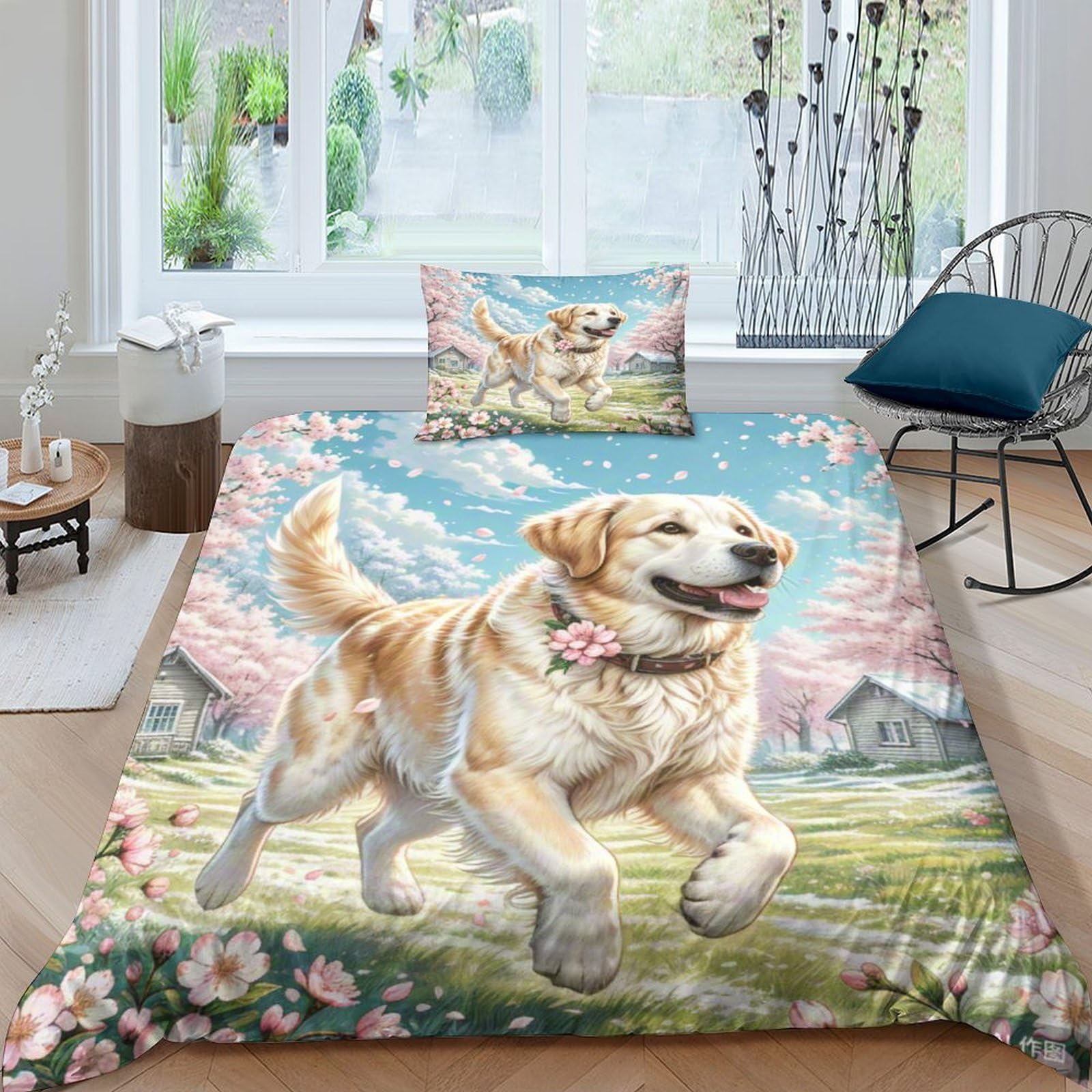 Parure Labrador 3D pour décorer la chambre enfant avec style
