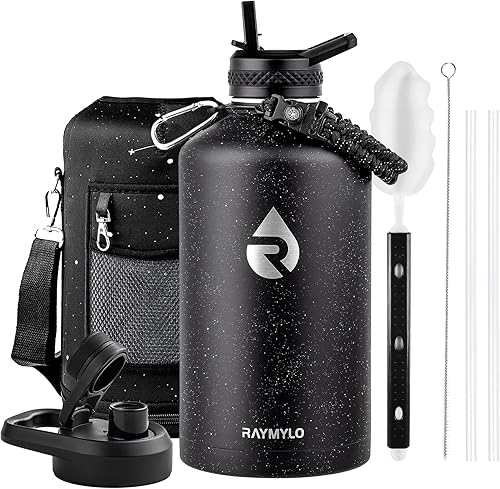 Miniatura 24 de Botella de agua aislada de 24 onzas, de acero inoxidable con triple pared al vacío (fría durante 48 horas, caliente durante 24 horas), a prueba de