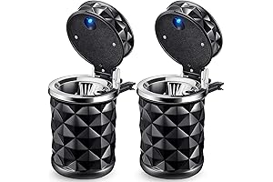 Sleek Car Ashtrays with Blue LED Illumination: Enhancing Your Driving Experience