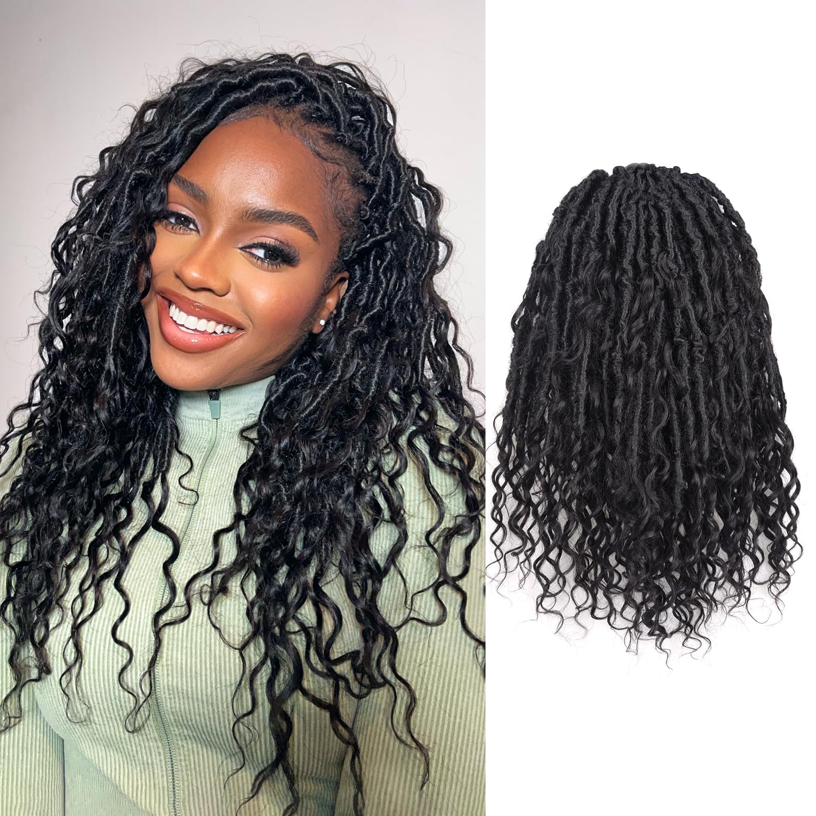 Photo 1 of ToyoTress Boho Butterfly Locs Crochet Hair