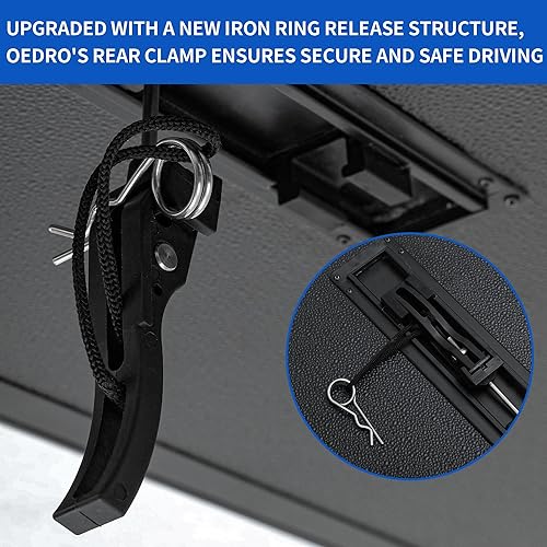 Miniatura 13 de Oedro - Cubierta suave y enrollable para caja de camioneta, caja Fleetside de 8 pies, sin Ram Box