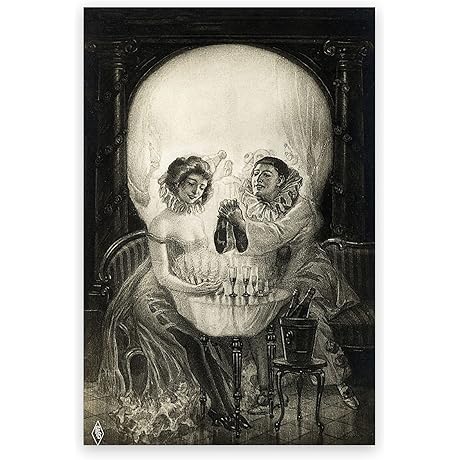 Salvador Dali's Surreal Masterpiece: Pierrot's Love Canvas