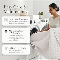 Vista 9 de Southshore Fine Living, Inc. Edredón acolchado de verano, juego de ropa de cama tamaño Queen con 2 fundas de almohada acolchadas, colcha con diseño
