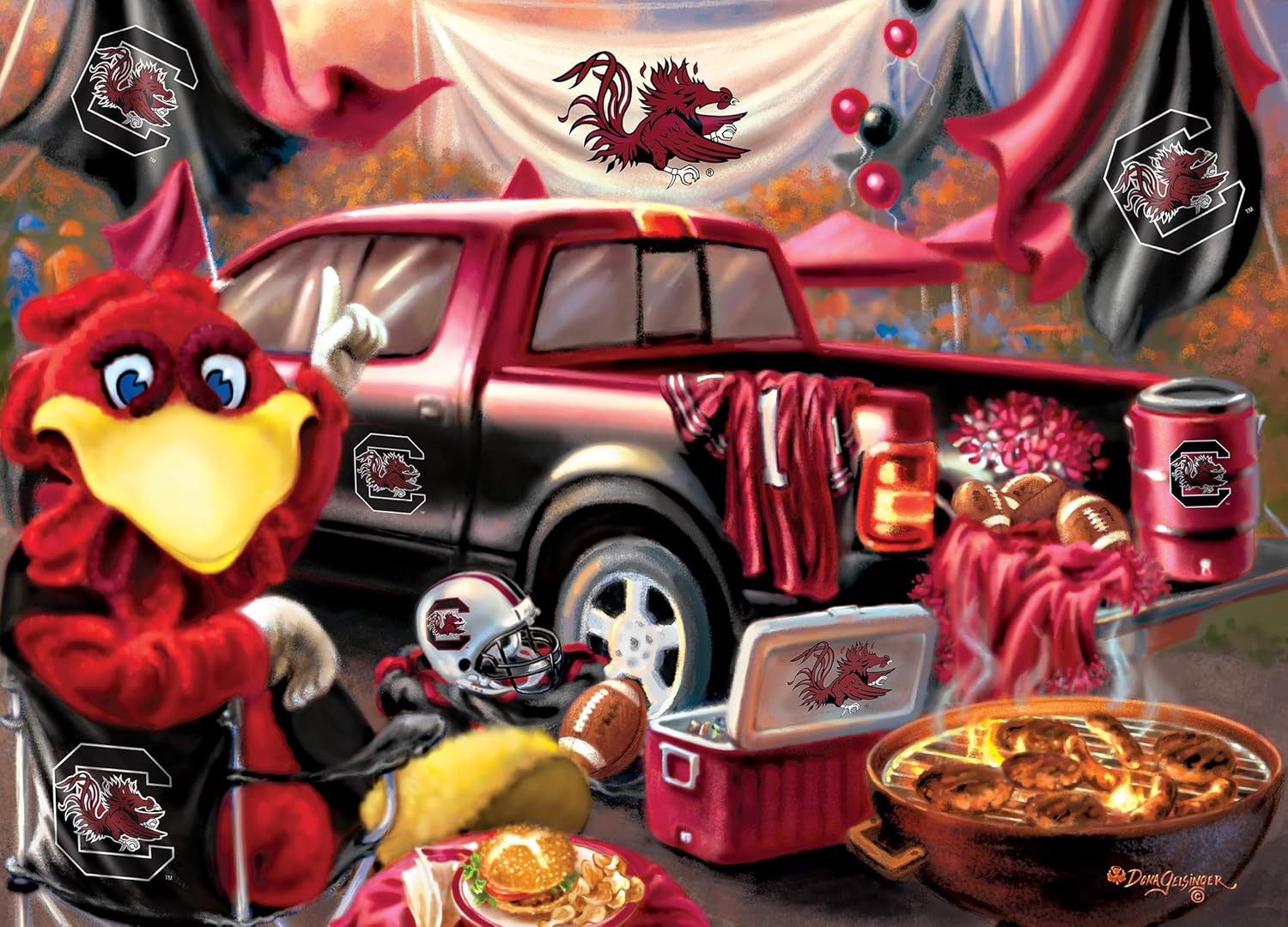MasterPieces NCAA UnisexAdult 1000Piece Gameday Tailgate Puzzle
