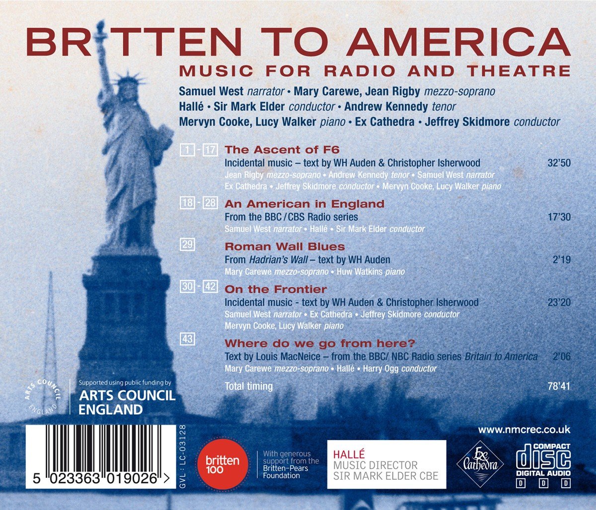 Britten: Britten To America