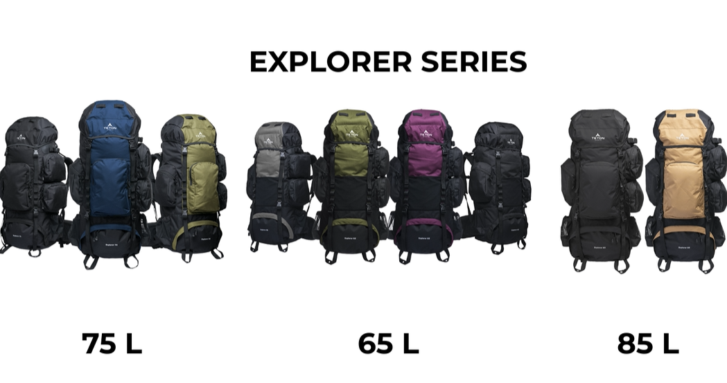 Amazon.com : Teton 65L Explorer Internal Frame Backpack for Hiking