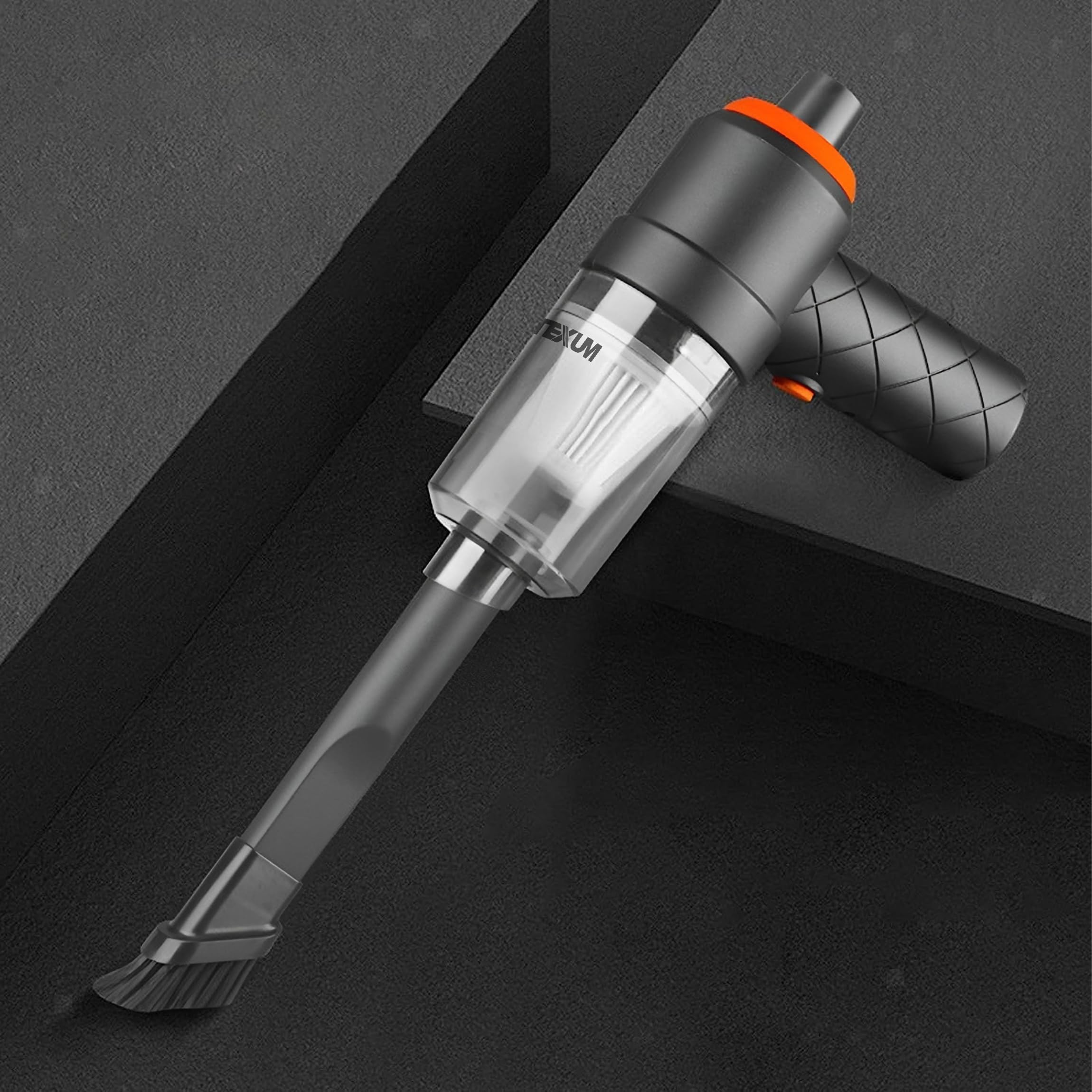 TEXUM TVC-A50 Vacuum Cleaner, Portable High Power Brush Motor Vacuum Cleaner. Powerful Suction - for Car, Pet Hair and Home Cleaning.