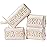 Y1tvei 4Pcs Preppy Patch Varsity Letter Makeup Bag Sewn with White Skin Hair Face Stuff Chenille Letter Cosmetic Toiletry Bag PU Leather Waterproof Portable Zipper Purse Travel Organizer E1