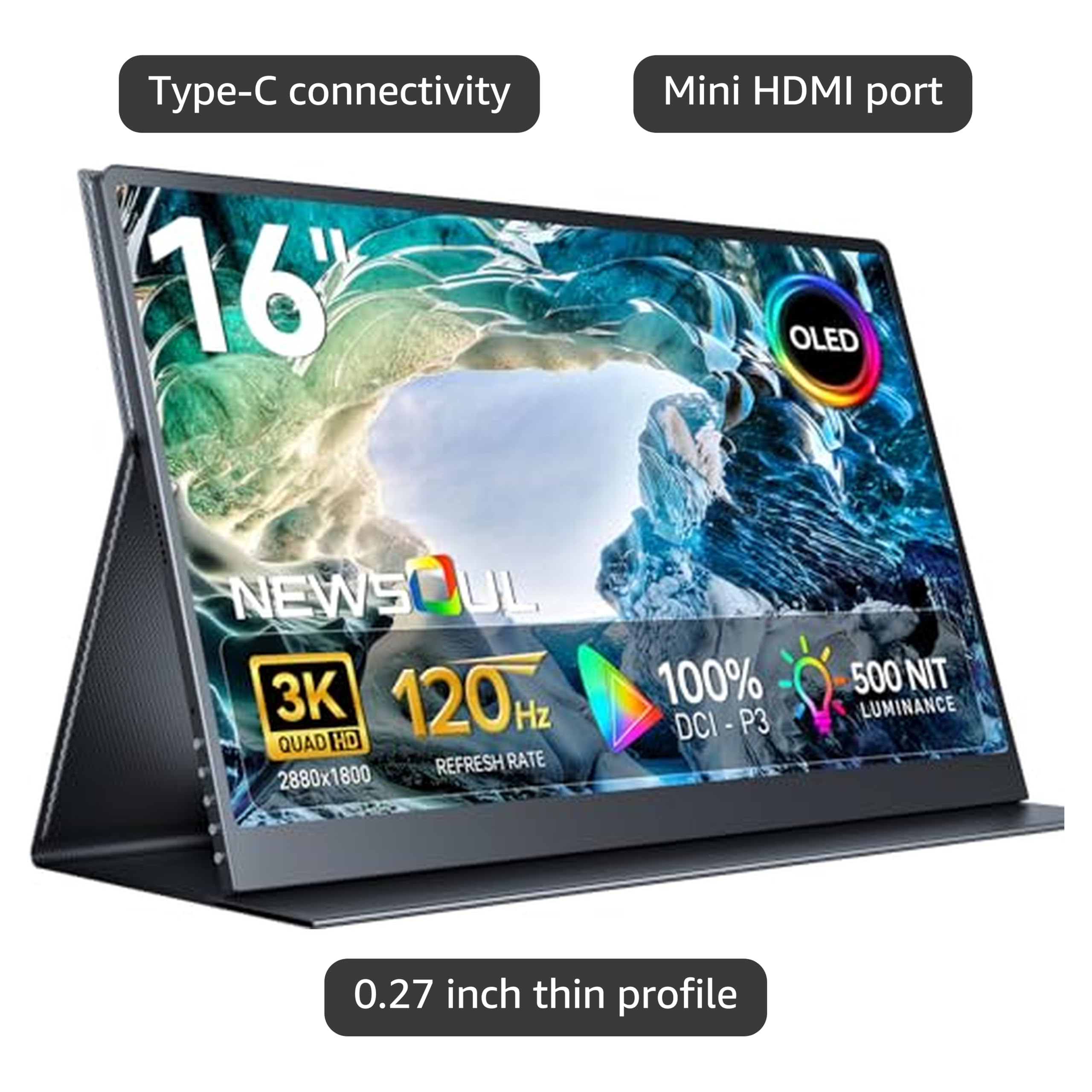 Amazon.com: OLED Portable Monitor 16