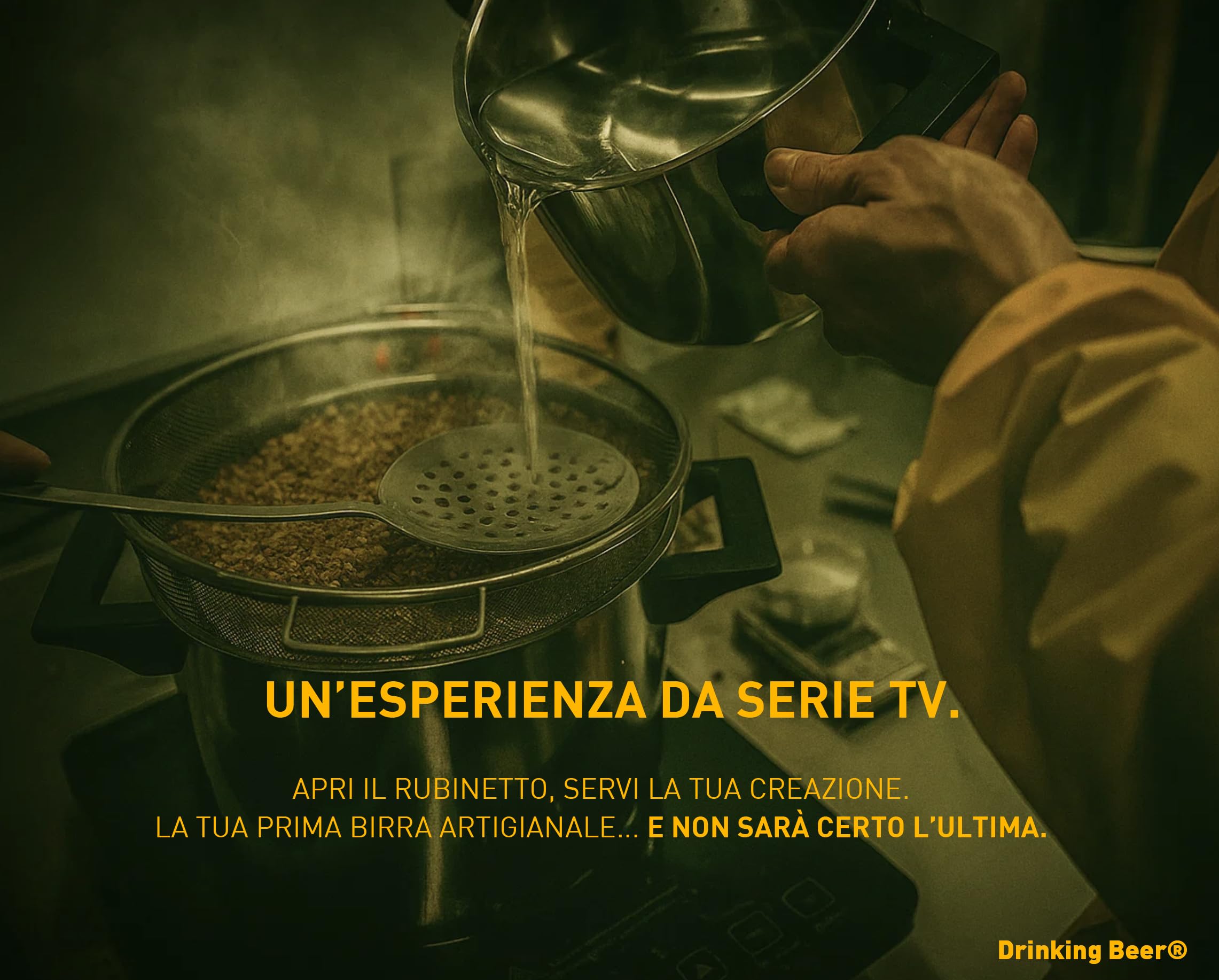 Drinking Beer® - Kit per la Produzione di Birra Artigianale 5L | Kit Per La Produzione A Casa | Regali Uomo Originali | Idea Regalo