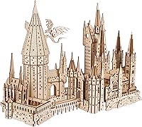 Vista 10 de UGEARS Máquina de Pinball Quidditch de Harry Potter - Rompecabezas 3D de madera para adultos para construir, kits de modelo mecánico de madera