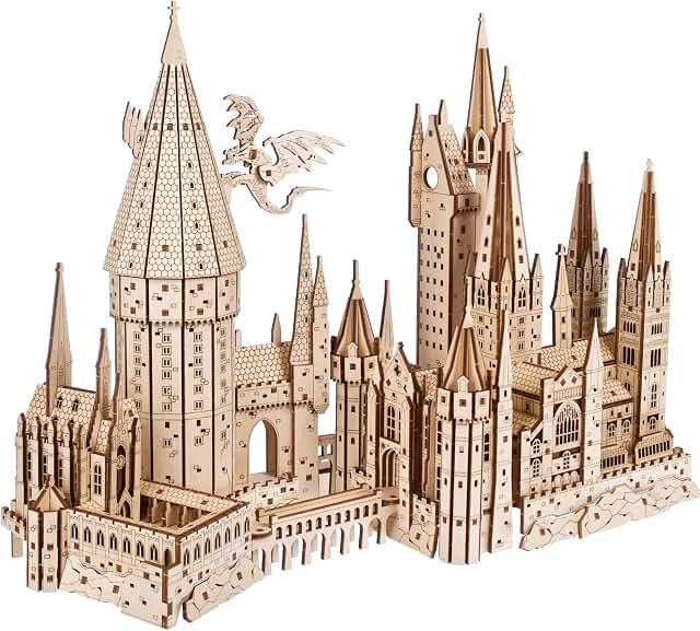 Ugears Hogwarts Castle 3D Wooden Puzzle