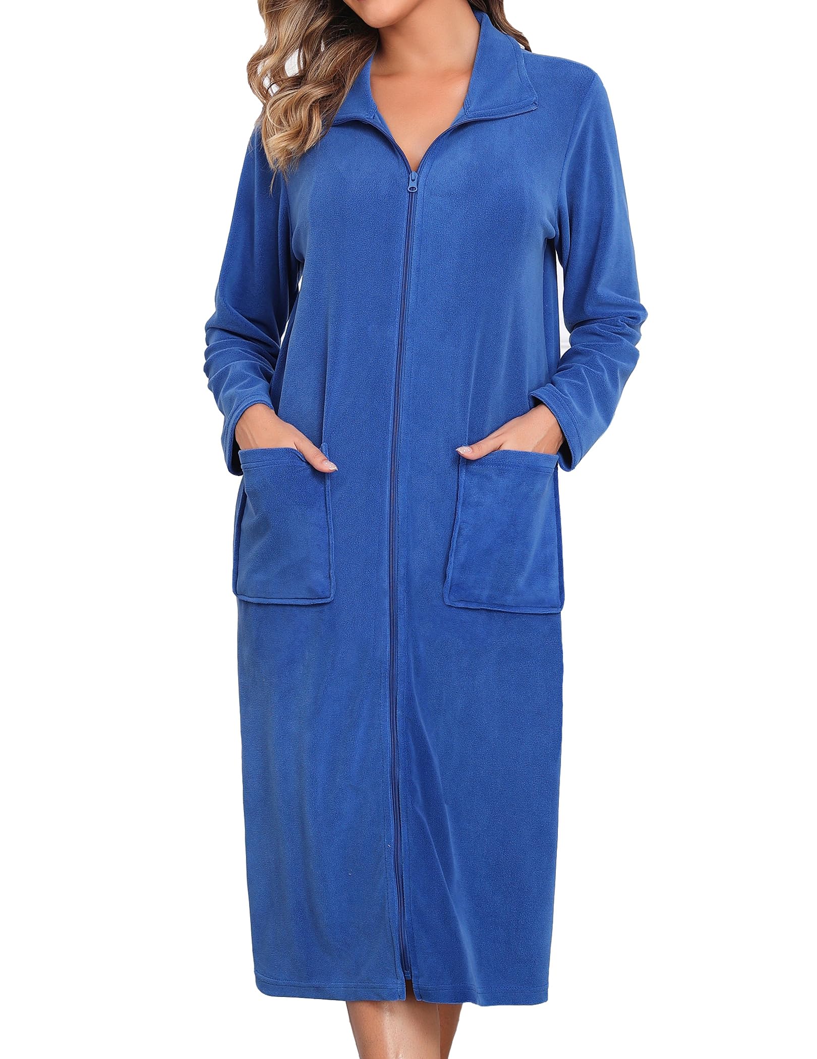 Viakeo Fleece Zipper Robe