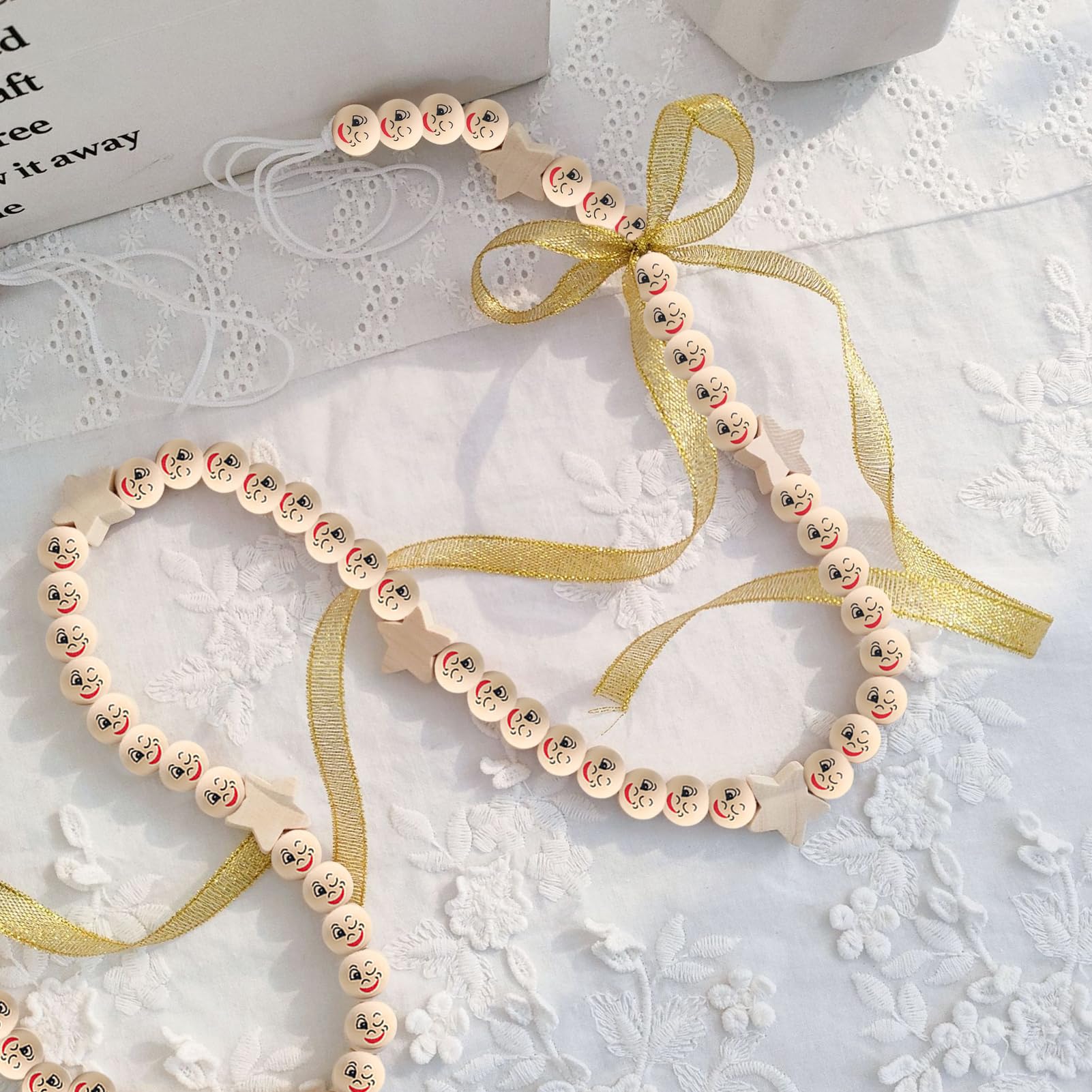 Funtopia Kit De Perles 8700 Pièces - 24 Couleurs, Perles En Verre 3mm, Cordons Élastiques - Pour Création De Bijoux, Bracelets, DIY Enfant