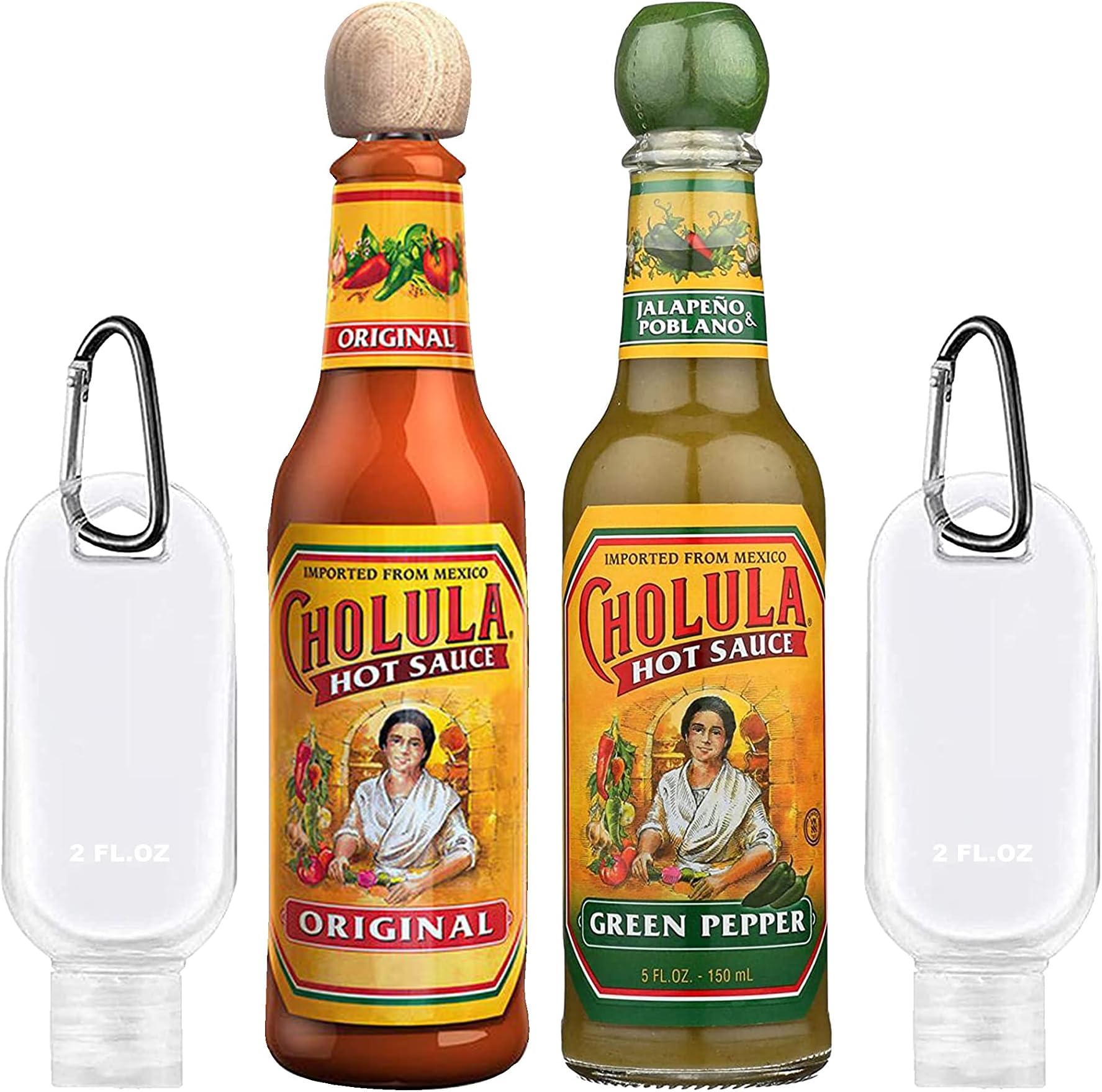 Cholula Hot Sauce 5 fl oz Variety Pack (Great Hot Sauce