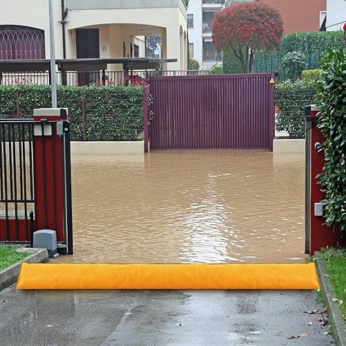Miniatura 3 de Frienda Barreras de inundación activadas por agua de 17 x 6.5 pulgadas para el hogar, bolsas de arena sin arena, barreras de agua reutilizables para