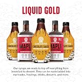 Lakanto Sugar Free Chocolate Syrup - Sweetened with Monk Fruit Sweetener, Zero Net Carbs, Keto Diet Friendly, Vegan, Perfect Topping for Ice Cream, Snacks, Chocolate Milk, Desserts (16 Fl Oz)