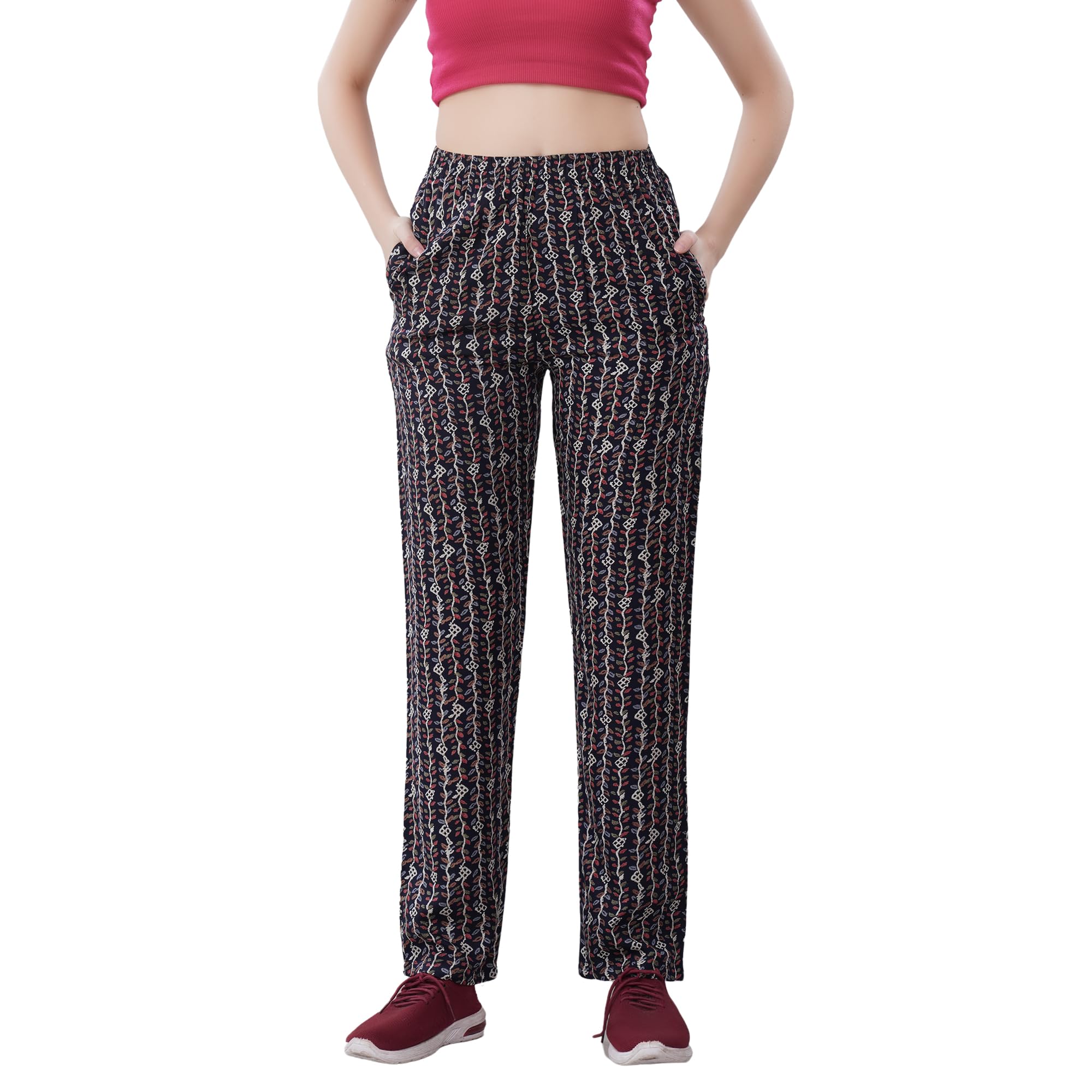 trylo Cotton Fabric Relaxed Fit Printed Full Length Pyjama PJ-1176-picture-49