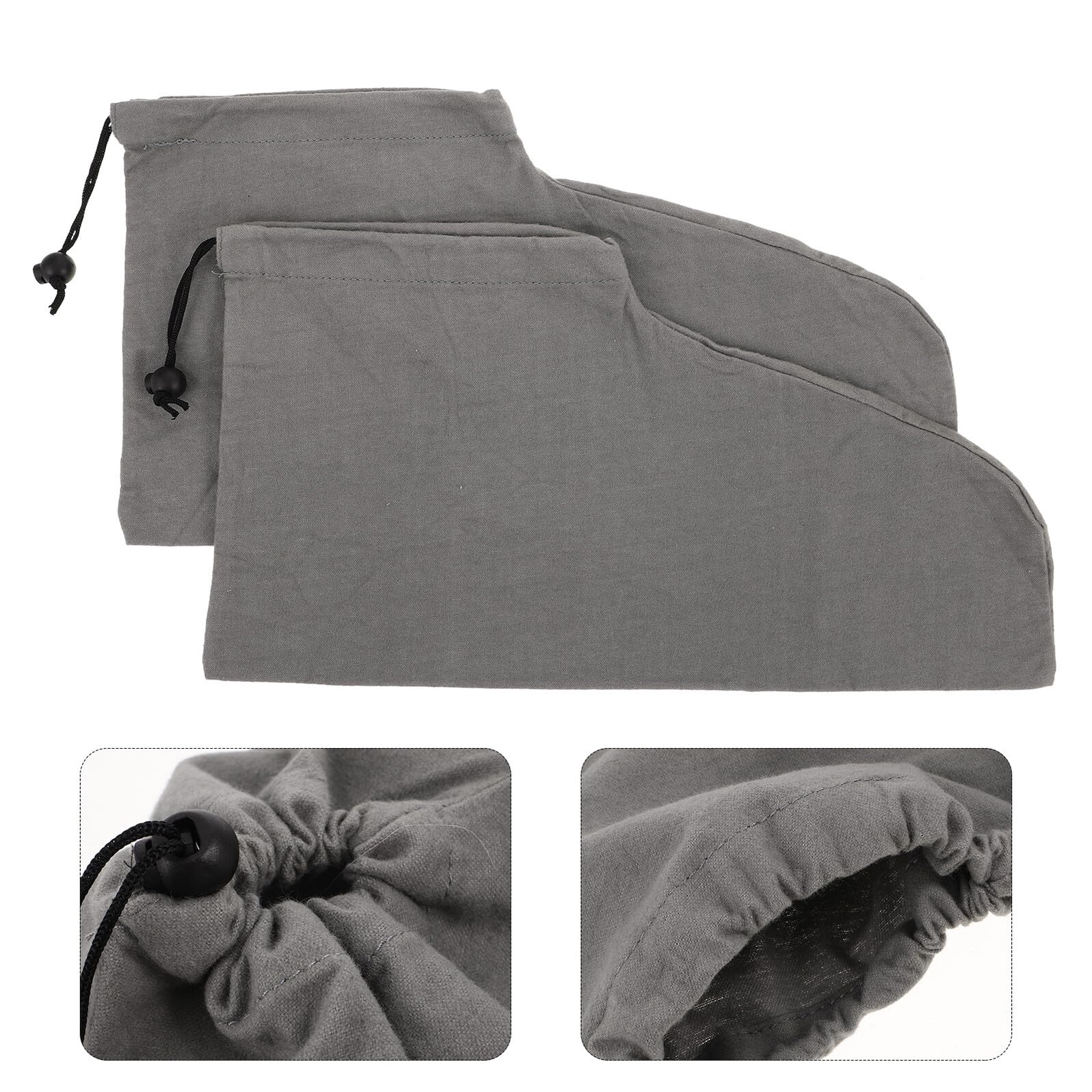 Didiseaon 6pezzi Borsa per Scarpe da Viaggio Coulisse Borsa per Riporre le Scarpe in Cotone Traspirante Organizer per Leggero e Compatto per Uso Quotidiano e Viaggi