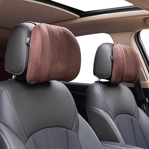 Miniatura 2 de Forbell Almohada para el cuello del coche para conducir espuma viscoelástica para el coche, máxima comodidad y apoyo para conducir y viajar