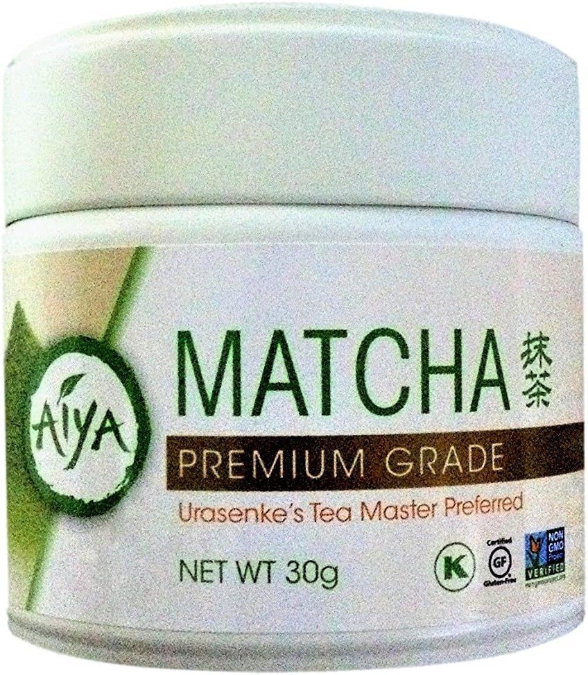 Aiya Authentic Japanese Origin Premium Grade Matcha Green Tea Powder, 30g Tin (1.06 oz.)