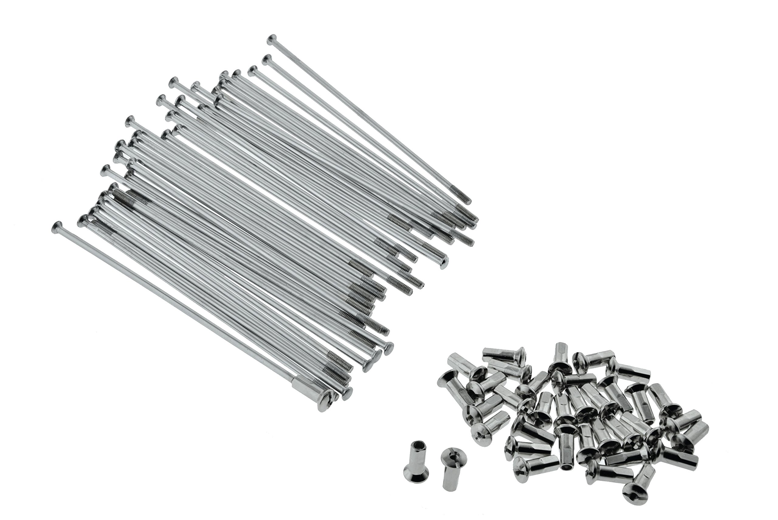 Ost2rad Spoke Set 148 mm for MZ ES ETS TS ETZ Chrome DDR Production