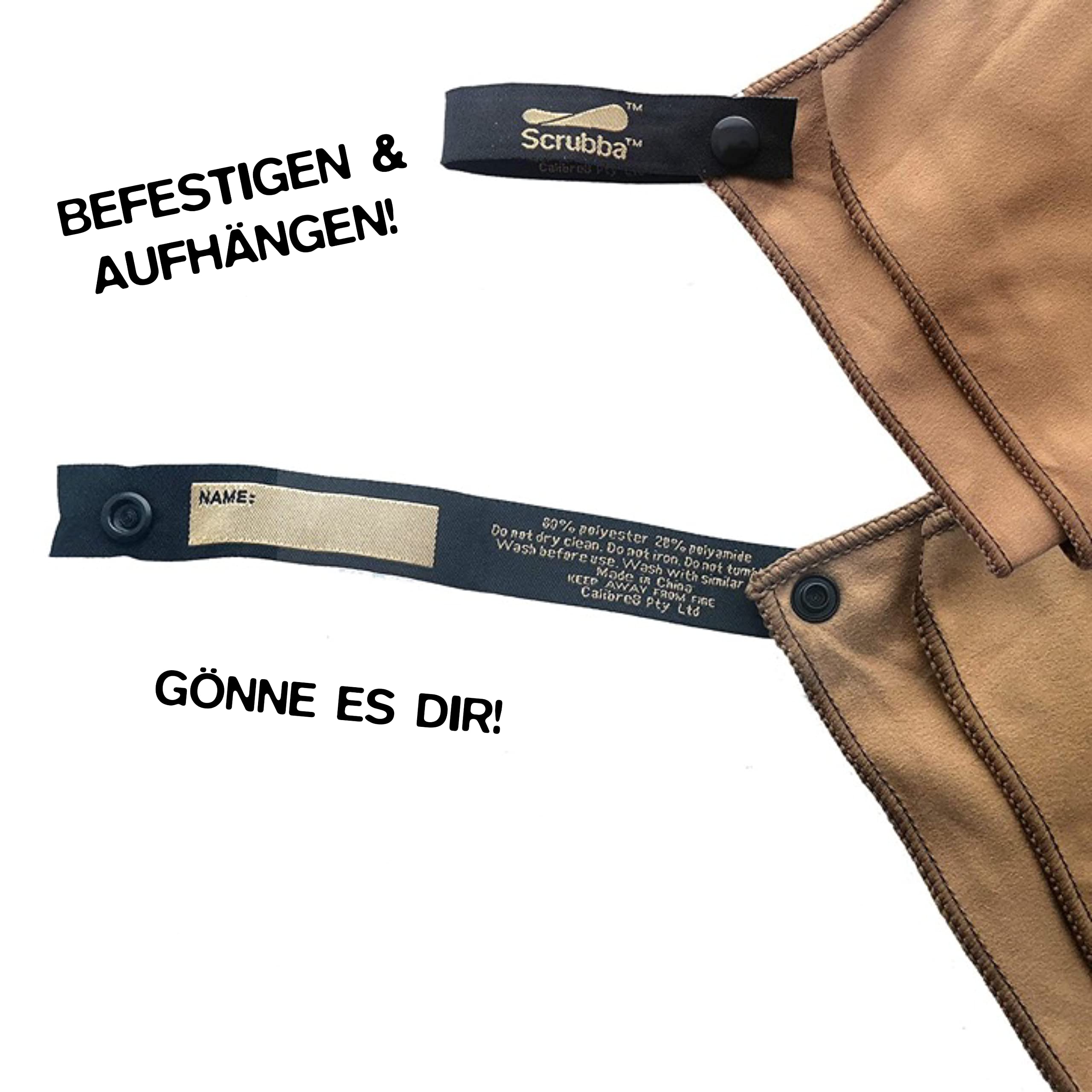Scrubba TACTICAL Waschbeutel – Tragbare Waschmaschine für Reisen, Outdoor, Camping, Kleidung – 160g