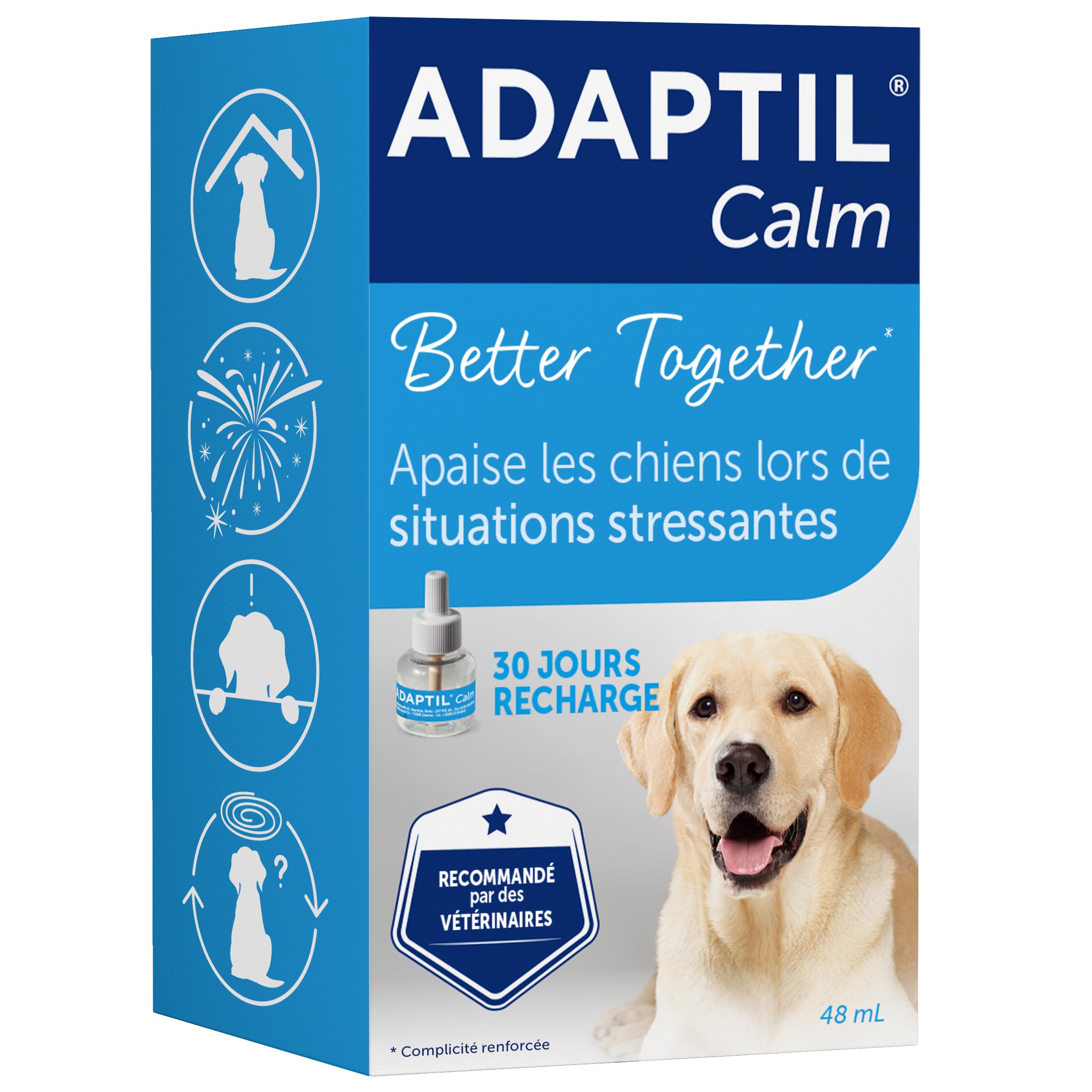 ADAPTIL Calm – Anti-​stress pour chien – Recharge 48 ml