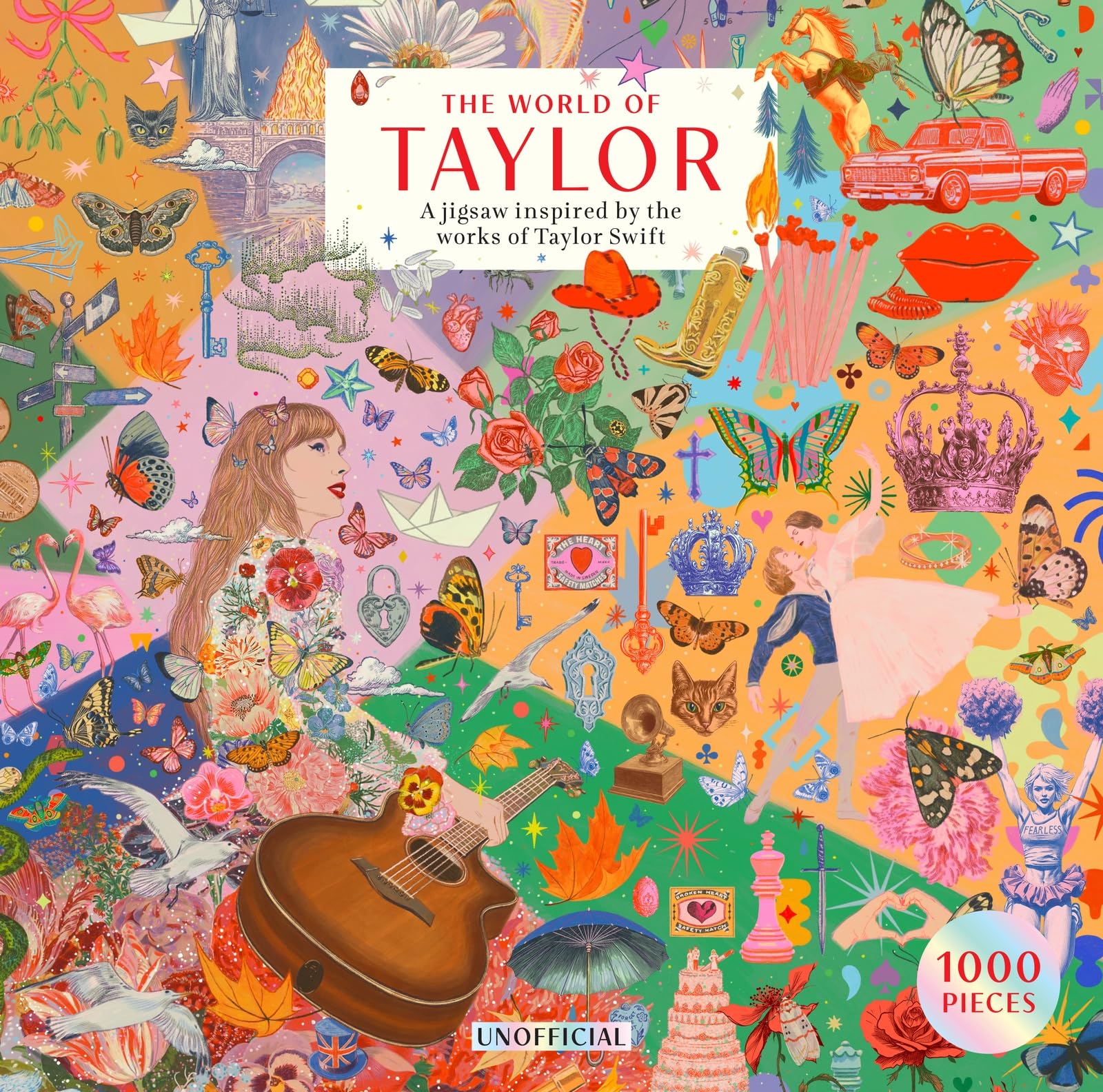 Taylor Swift 4枚セット The World of Taylor: An unofficial 1000-piece jigsaw puzzle