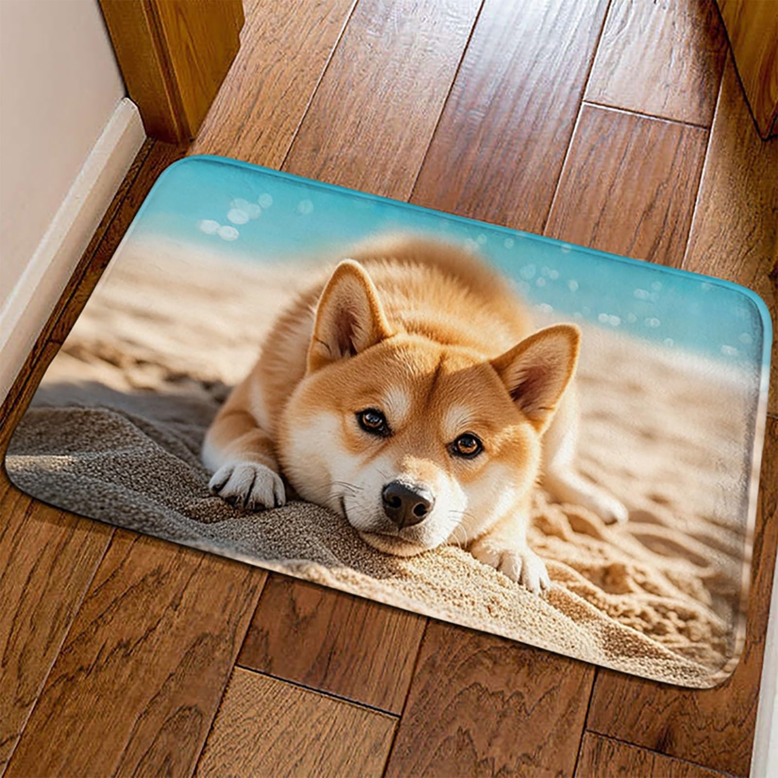 Tapis de sol 3D motif chien idéal pour l'entrée de la maison