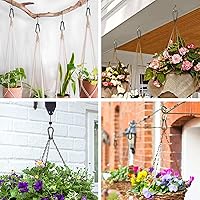 Vista 7 de 20 ganchos de resorte, clip de mosquetón de 2 pulgadas, mosquetones resistentes, ganchos de presión de enlace rápido para actividades en interiores