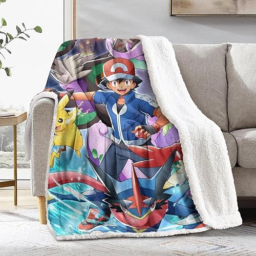 Miniatura 2 de Manta de anime japonesa de dibujos animados manta de franela suave para niños sofá cama dormitorio el mejor regalo para Navidad