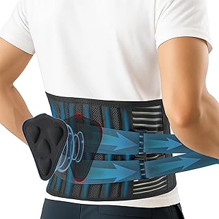MoHern Back Support Belt for Women and Men, Soft Waist Trainer for Men, Non-Slip Fajas Para Hombres De Trabajo Pesado