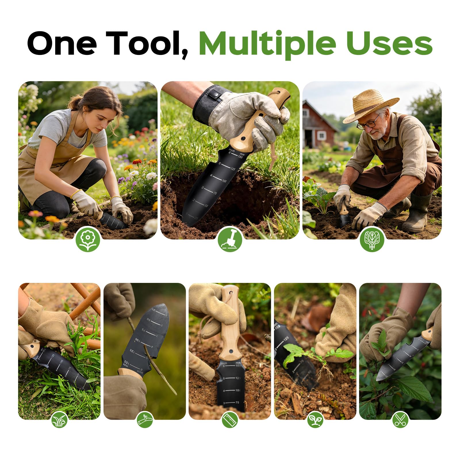 Garden Trowel & Knife - Gifts for Mom -3 Garden Trowel & Knife - Gifts for Mom -3
