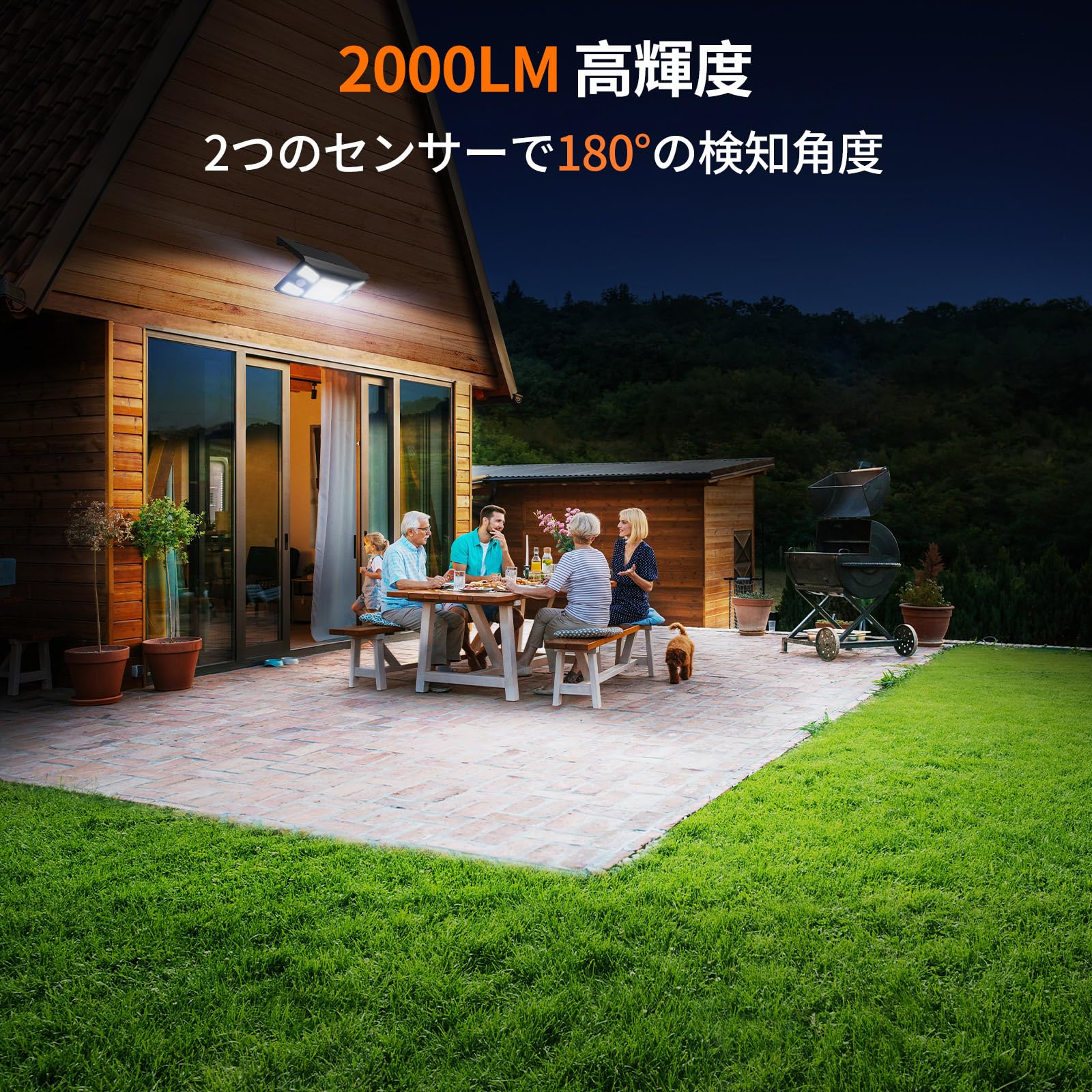 Amazon.co.jp : intelamp センサー ソーラーライト 屋外 分離式 2026初